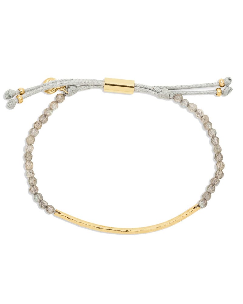 gorjana Women's Power Beaded Gemstone Bracelet for Balance, 18k Gold Plated - Image 1